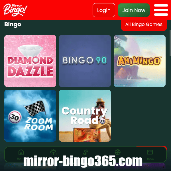 Bingo Games List Mirror Bingo