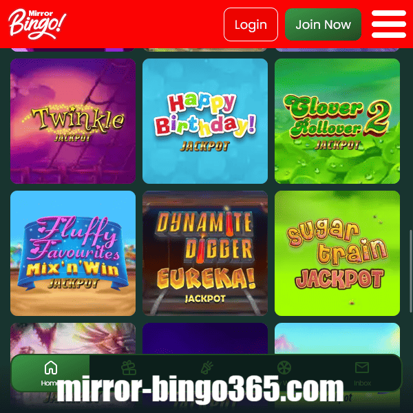 Jackpots Section 7 Mirror Bingo