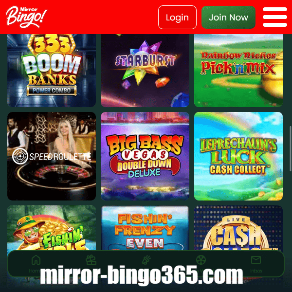 Slots Games List Mirror Bingo